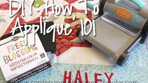 How To Applique