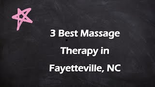 3 Best Massage Therapy in Fayetteville, North Carolina 2024 | Massage Studios