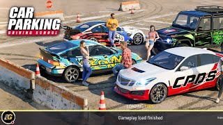Car parking - driving school game play android mobile realistic car screenshot 1