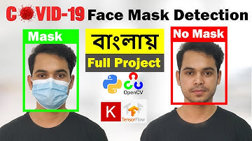 Face Mask Detection using Python, Keras, OpenCV & Tensorflow Bangla  Real Time Face Mask Detection