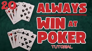 Tutorial: ALWAYS Win at Poker! Learn This Easy, Beginner Card Trick and You’ll Never Lose Again!