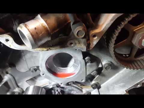 how to do a Chrysler Dodge 3.5 high output timing belt and water pump replacement