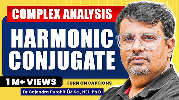 Complex Analysis - Short Trick To Find Harmonic Conjugate By GP Sir