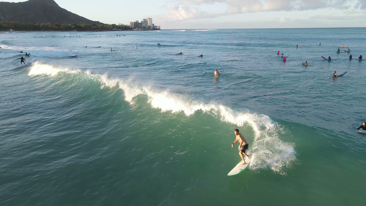 Waikiki Surfing at Canoes and Queens July 1, 2021 Morning session YouTube