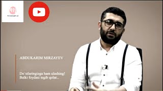 Hamma gunoh qiladi (Abdulkarim Mirzaev) xizr abdulkarim