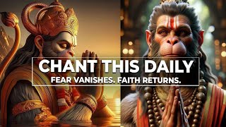 CHANT HANUMAN CHALISA- THE 1 CHANT that DESTROYS FEAR. This Ancient Prayer Is Stronger Than THERAPY!
