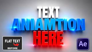 After Effect Text Animation | Viral Caption Style | After Effect Tutorial