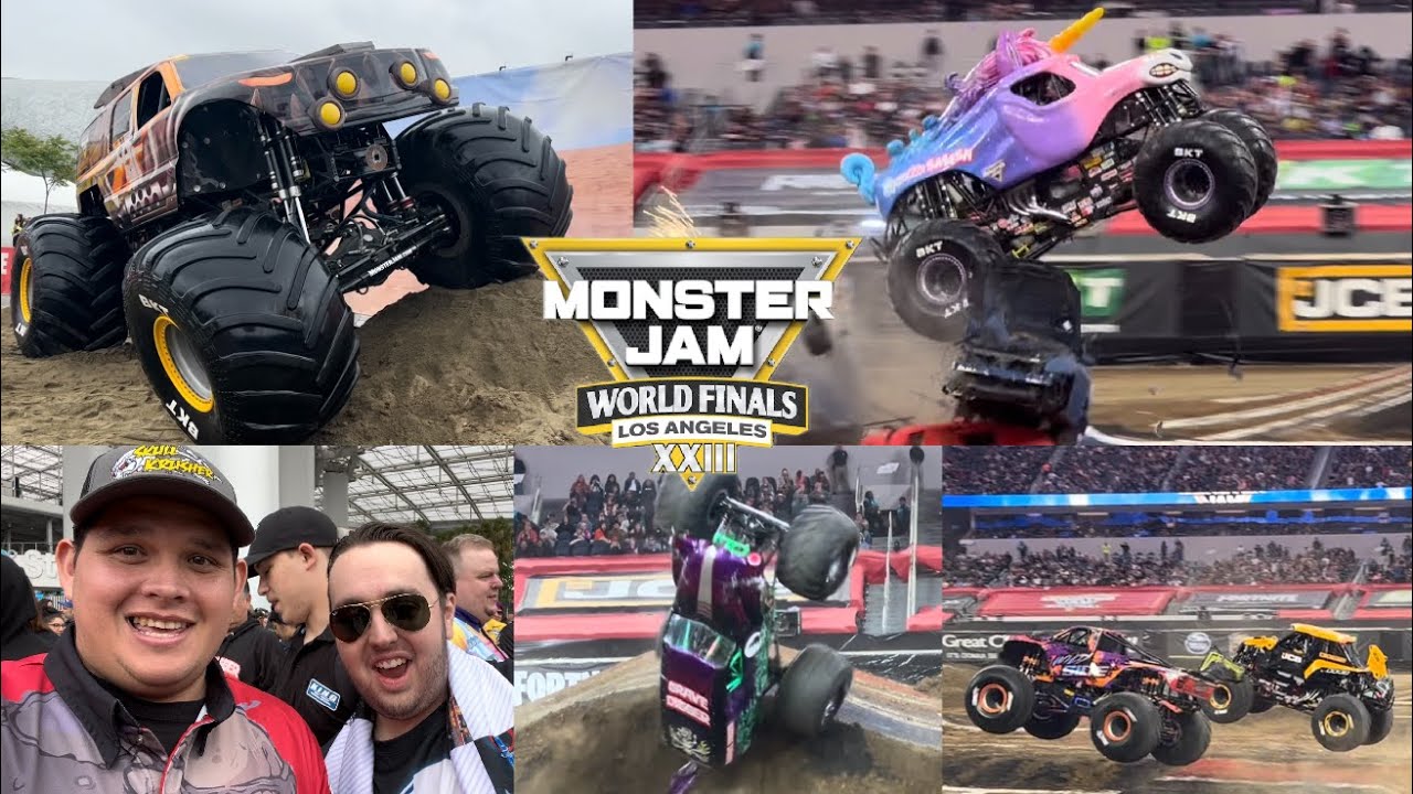 Monster Jam World Finals 23 Los Angeles, CA 2024 Vlog/Full Show. Finish My Story