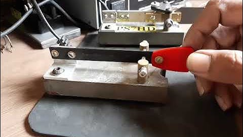 Sideswiper key, Cootie, RDG, Lame de scie, Double speed key, morse code tx, PS7HD