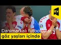 Danimarkalı futbolçular göz yaşları içində Eriksenin ayağa qalxması üçün dua edir