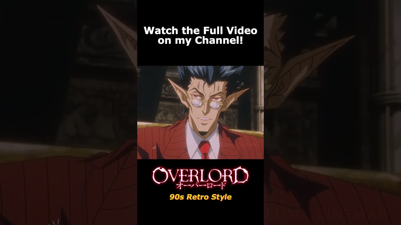 OVERLORD - 90s Retro Anime - YouTube