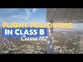 VFR Flight Following into Class B (With ATC Audio) | Cessna 182