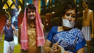 எதுக்கு வந்தோம்னு மறந்துட்டு நிஜ சமையல்காரனாவே மாறிட்டானே! #Santhanam #Comedy #Aranmanai #Ghost #HD