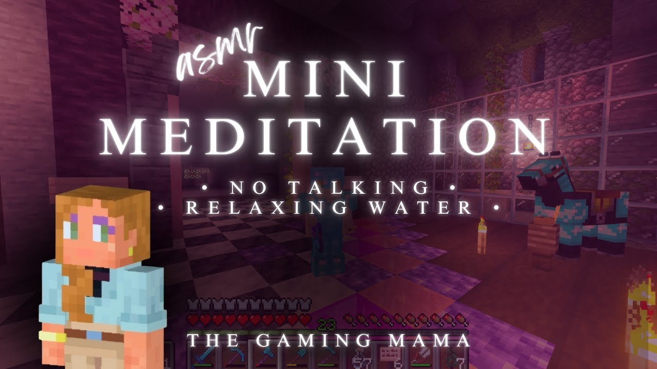 a quiet wind-down in my forever realm | cozy minecraft building & water sounds