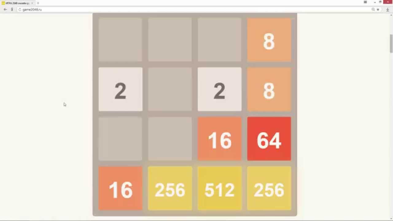 Game 2048. 
