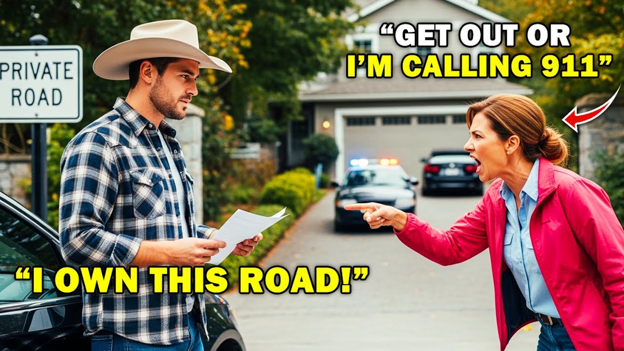 HOA Called 911 When I Parked in My Own Driveway — Minutes Later They Learned I Owned the Entire Road