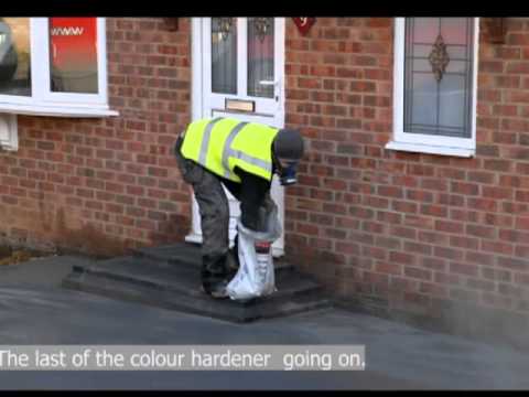 The Patterned Concrete Company Process 02 - YouTube
