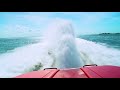 &quot;The Edge&quot; 100mph+ ride along in a Hustler powerboat with triple 800hp Innovation Marine engines