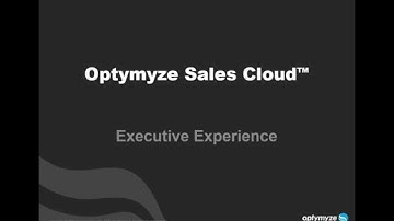 How to use Optymyze to enable Sales Executive Management with improved data visibility?