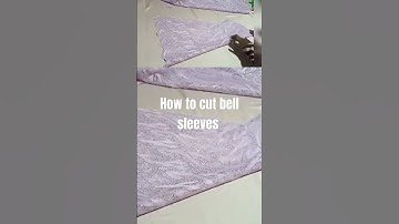 Easy way to make Bell sleeves  #bellsleevesdesign #bellsleeves #shortsviral