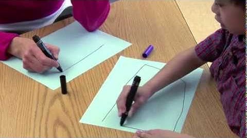 Describing and Drawing Shapes with Child 14 (Early Math Collaborative at Erikson)
