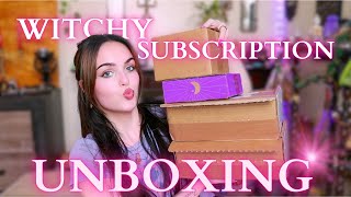 witchy haul + subscription unboxings!  + a coupon code! ✨ august 2023