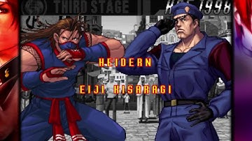 King Of  Fighters 98 UM Hard Mode GOENITZ PATH Eiji,heidern,yamazaki custom color PS4