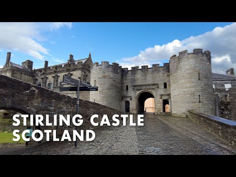 Inside STIRLING CASTLE walking tour | Scotland walking tour | 4k