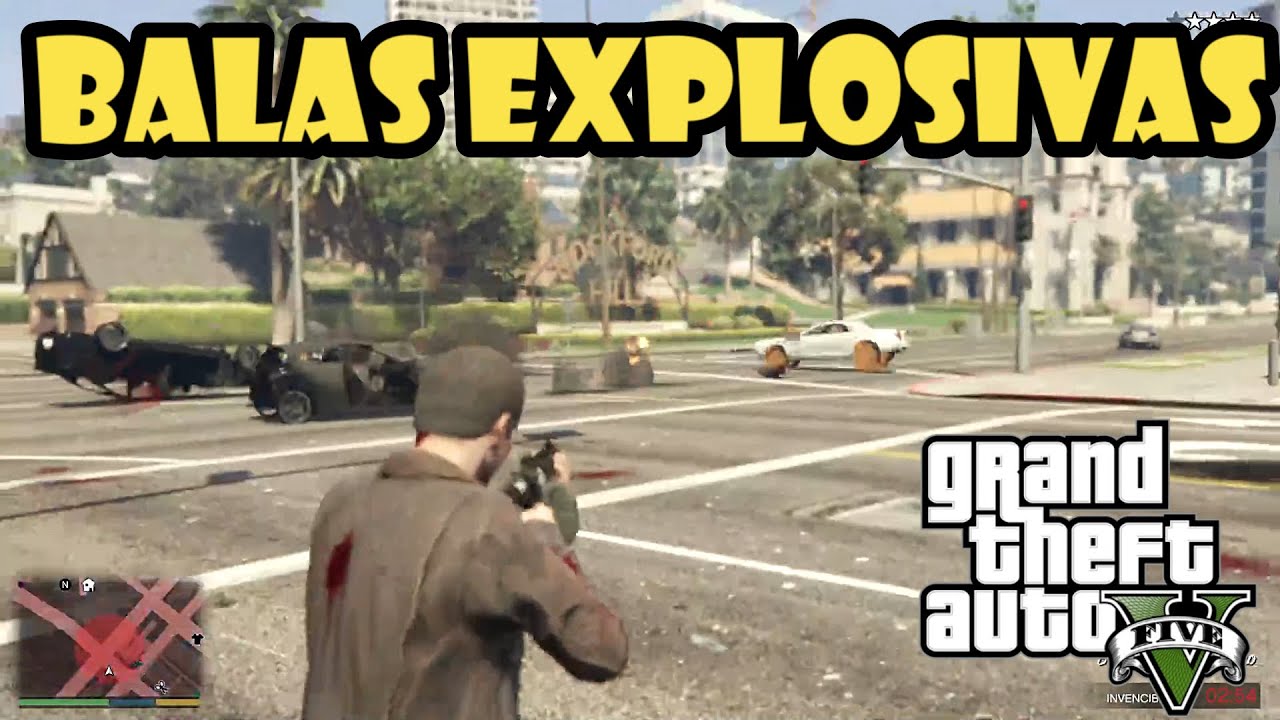 Como tener BALAS EXPLOSIVAS en GTA 5 Modo Historia ️ - YouTube