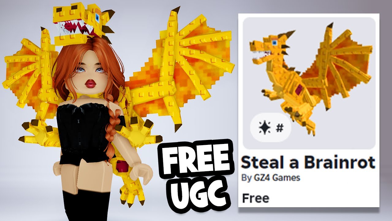 Get a *FREE* STEAL A BRAINROT DRAGON UGC NOW! 😲 ROBLOX 2025 - YouTube