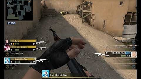 [CSGO] MAP DE_DUST2 - MVP 1v5 COMPETITIVE RANK MASTER