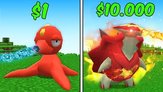 Torreta Pokémon De R$1 VS R$10.000 no Minecraft Pixelmon