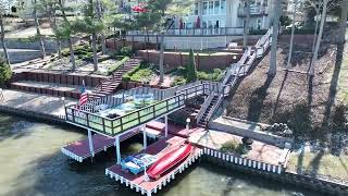 Bird's Eye View of 62 South Shore Drive in Decatur, IL