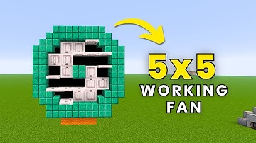 Minecraft Working Animated Fan Build | Java & Bedrock