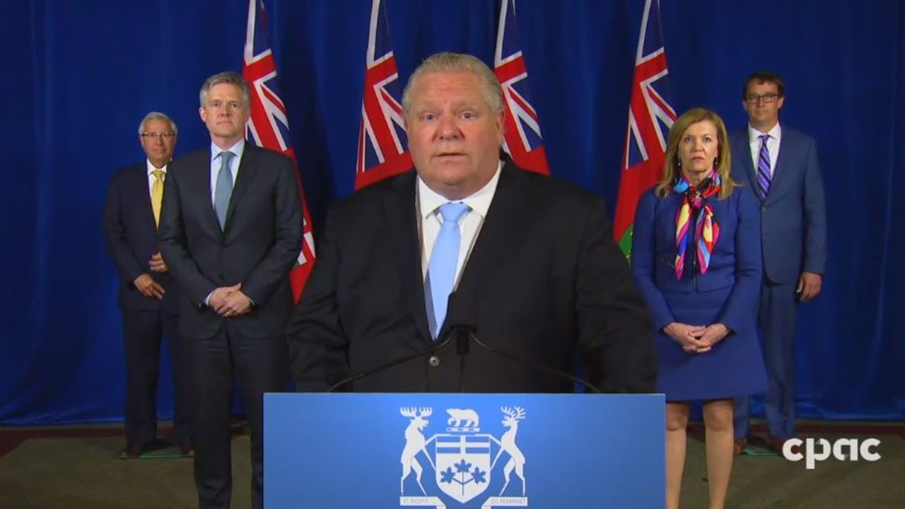 Ontario Premier Doug Ford Announces Next Stage Of Reopening Plan June 8 2020 Youtube