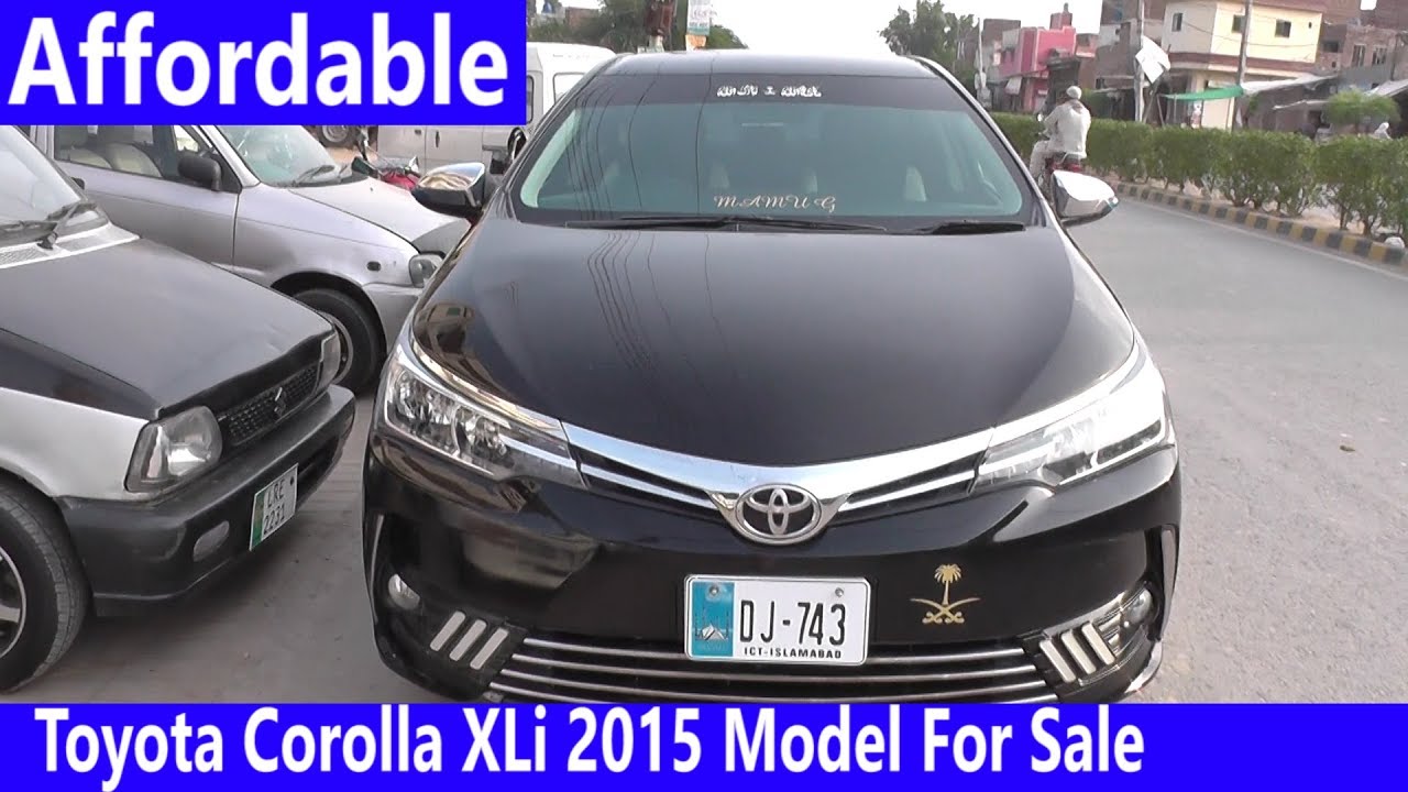 Toyota Corolla Xli 2015 Model For Sale Interior Exterior Price Detail Complete Review