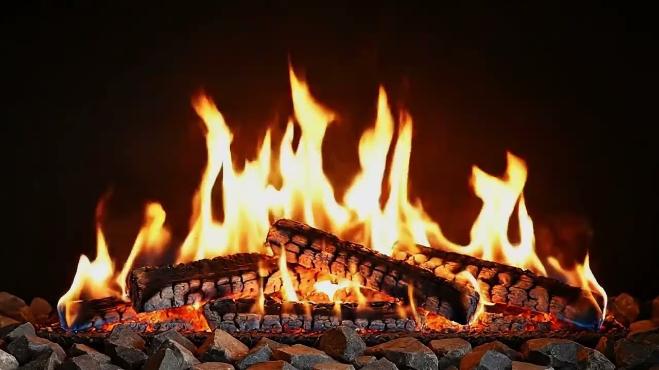 Sit With the Fire for (10 Hours)  Quiet Flames for Calm & Inner Peace
