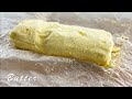 Wie man Butter macht  Butter - viktorianischer Stil. Kräuterbutter