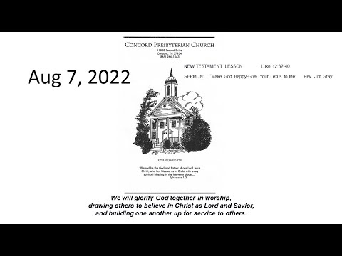 CPC Sermon Aug 7, 2022