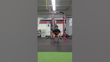 DB Split Stance Vertical Jump - Stick Landing