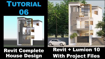 Revit Complete House Design | Tutorial 06 | with Lumion Rendering