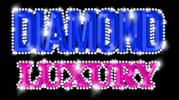 How To Create Sparkling Diamonds Text Effect | Photoshop Tutorial