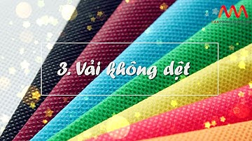 Những điều cần biết về vải may ba lô, túi xách - Cotton, polyester và vải không dệt | Quà tặng 3A