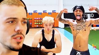 FaZe Adapt Reacts To JasonTheWeen VS Flight 1V1 Basketball..