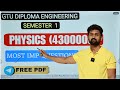 MOST IMP QUESTIONS FOR PHYSICS (4300005) | GTU DIPLOMA ENGINEERING | SEMESTER 1 & 2