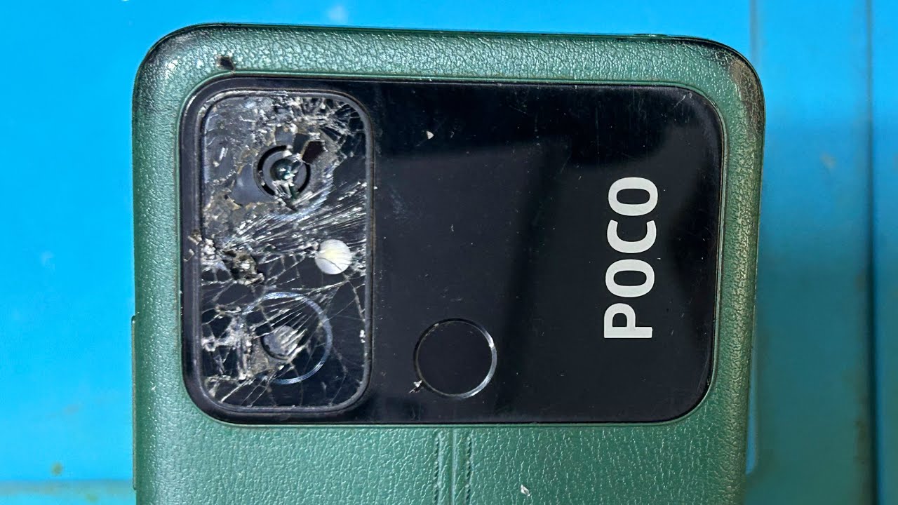 Poco c55 camera glass replacement / poco camera glass change / how to change camera glass poco c55