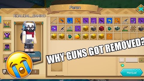 GUNS GOT REMOVED 😭 In Skyblock (Blockman Go-adventures)