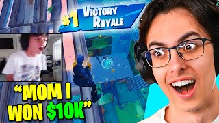 Reacting To Fortnite Players Getting Their FIRST Earnings!