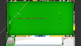 Practicing on Flash Snooker Game screenshot 3