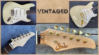 VINTAGED: Electric Guitar Upgrade - Vintage Pickups, Bridge, Tuners, Decal